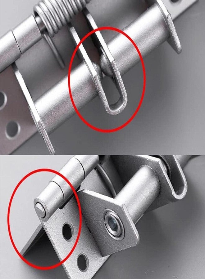 KRYLAR - Self Closing Door Hinges, Multi-Functional Hinges Automatic Door Closer, Adjustable Tension, Stainless Steel, Unfinished, Multicolor - Image 5